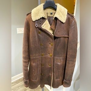 Burberry Leather coat size 42